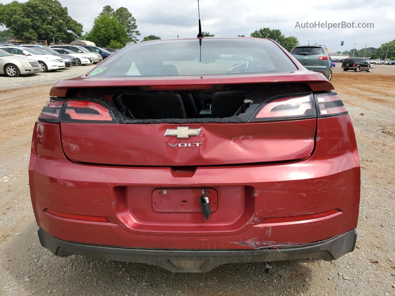 2013 Chevrolet Volt  Red vin: 1G1RB6E45DU144666