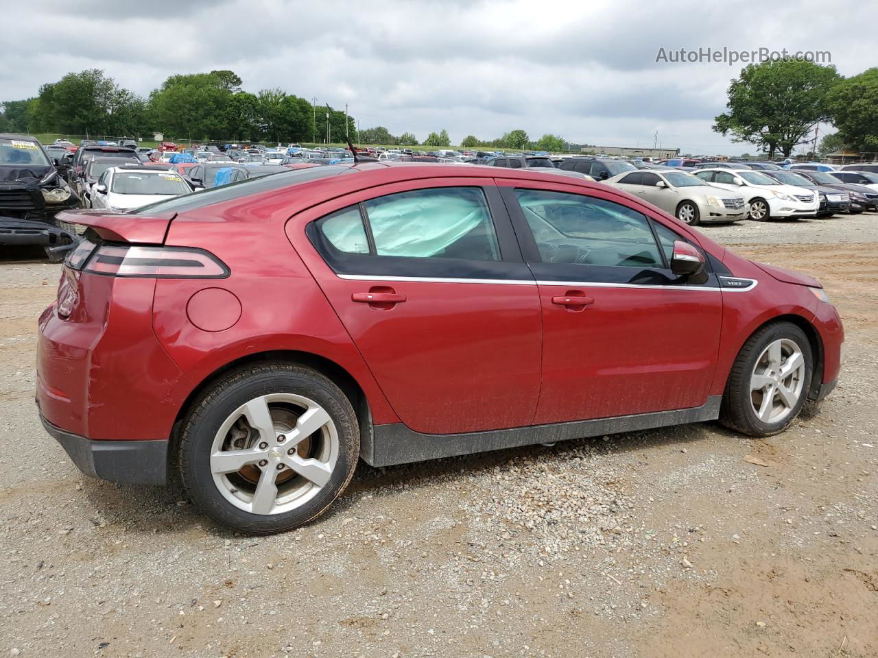 2013 Chevrolet Volt  Красный vin: 1G1RB6E45DU144666