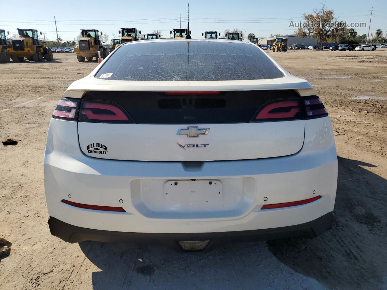 2013 Chevrolet Volt  White vin: 1G1RB6E46DU104029