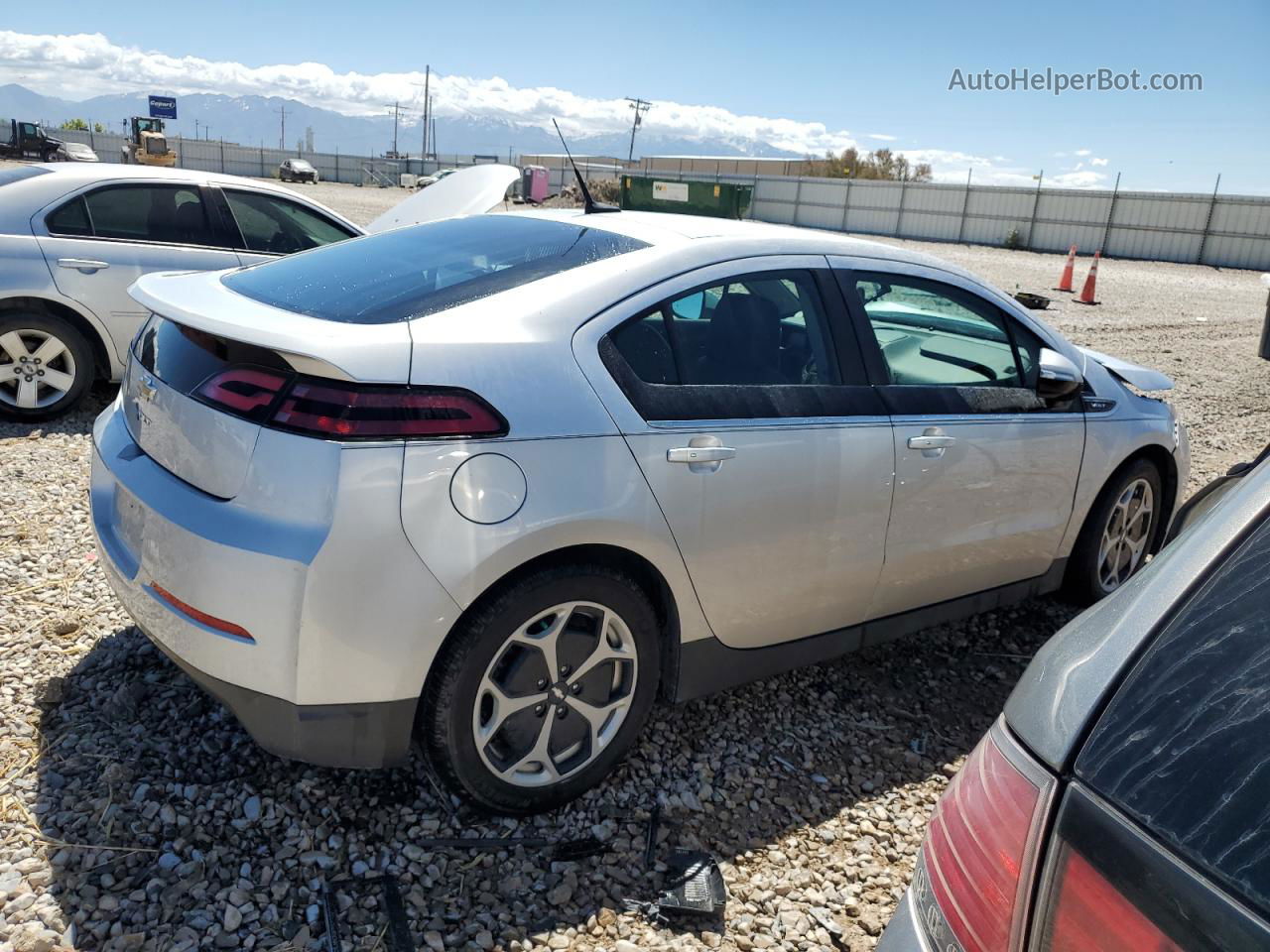 2013 Chevrolet Volt  Silver vin: 1G1RB6E46DU116097