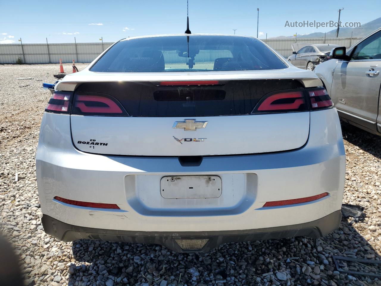 2013 Chevrolet Volt  Silver vin: 1G1RB6E46DU116097