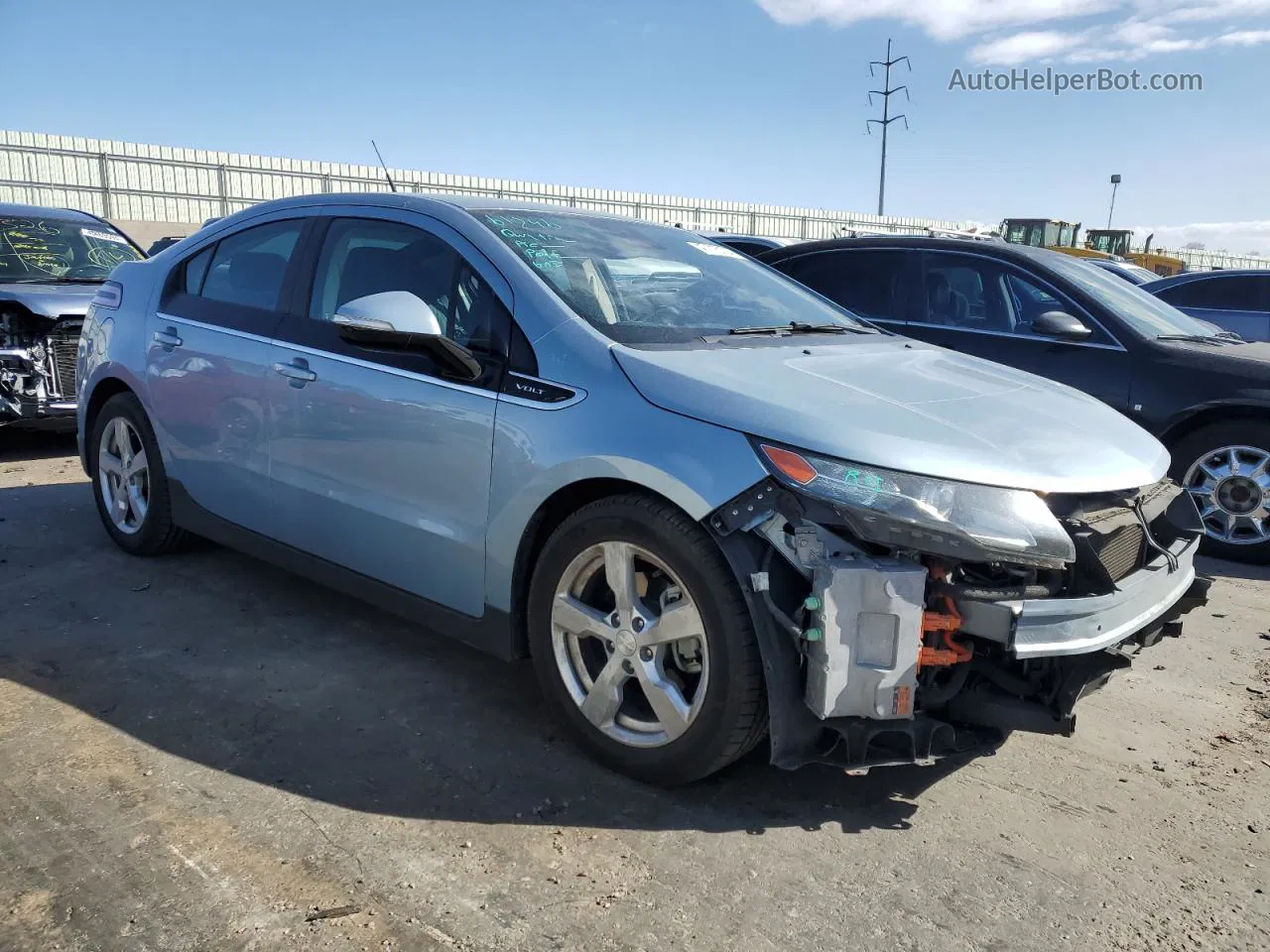 2013 Chevrolet Volt  Blue vin: 1G1RB6E47DU140389