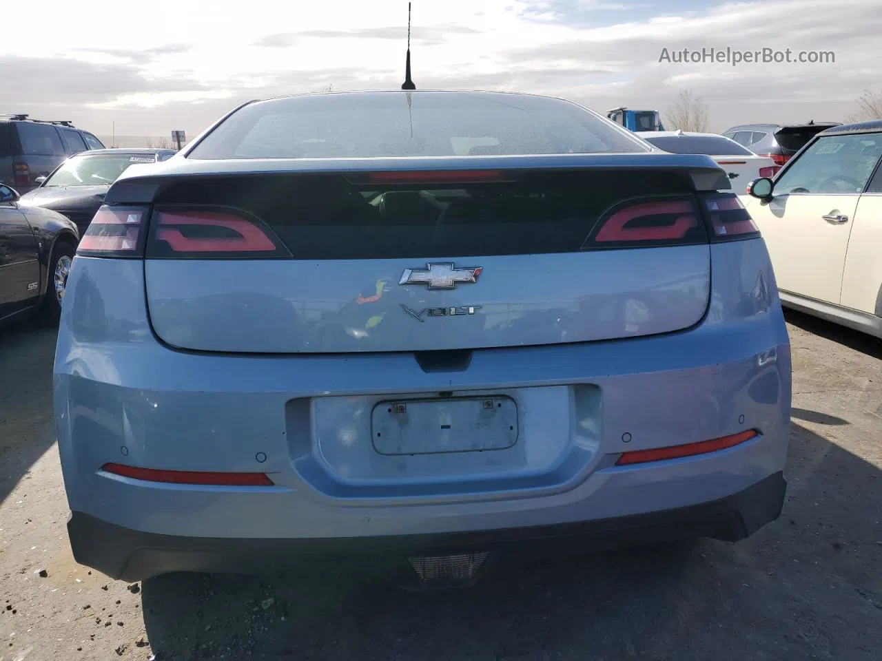 2013 Chevrolet Volt  Blue vin: 1G1RB6E47DU140389