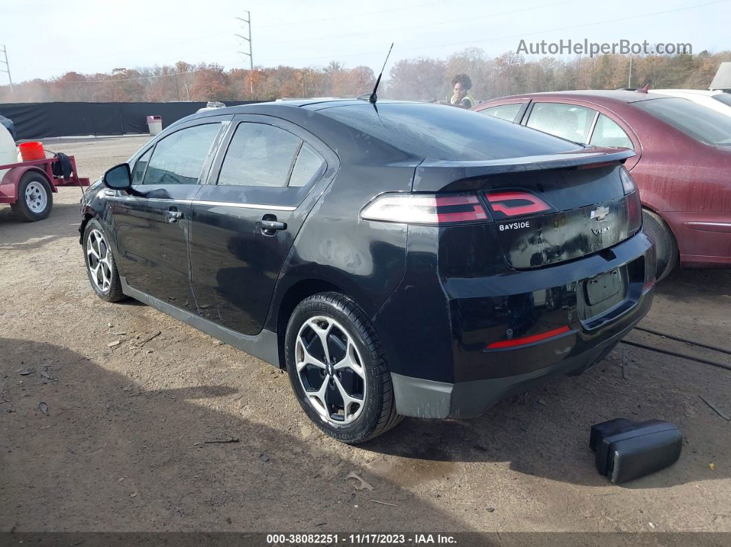 2013 Chevrolet Volt Black vin: 1G1RB6E48DU103027