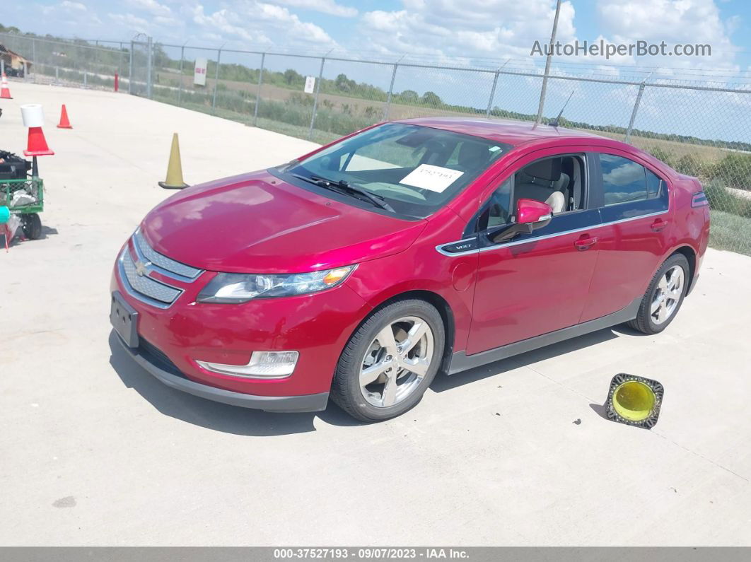 2013 Chevrolet Volt   Red vin: 1G1RB6E49DU135842