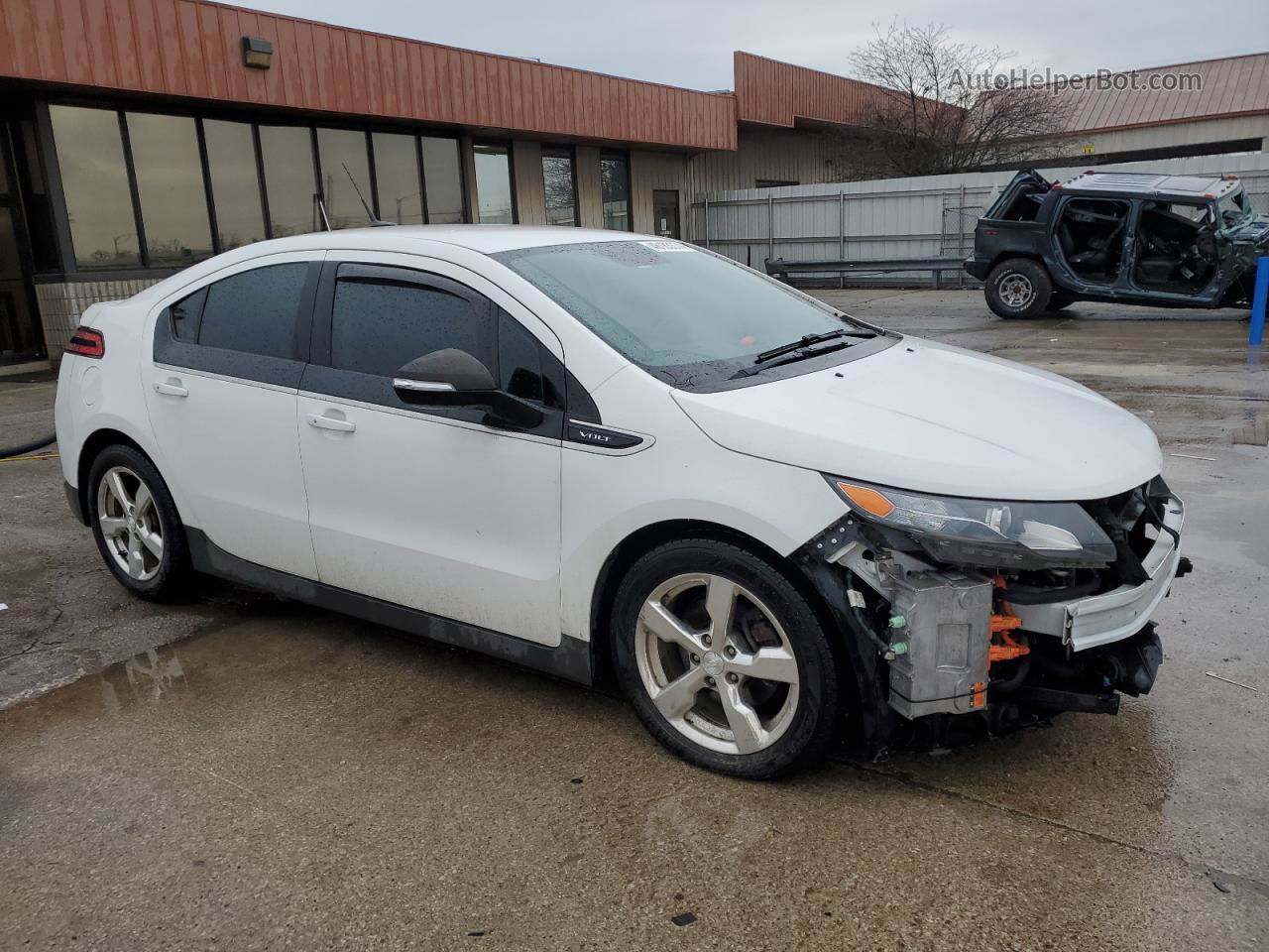 2013 Chevrolet Volt  White vin: 1G1RB6E49DU136649