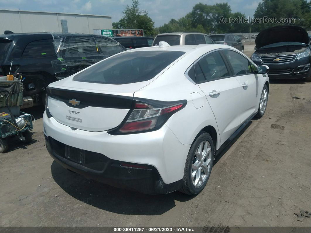 2017 Chevrolet Volt Premier White vin: 1G1RB6S50HU158218