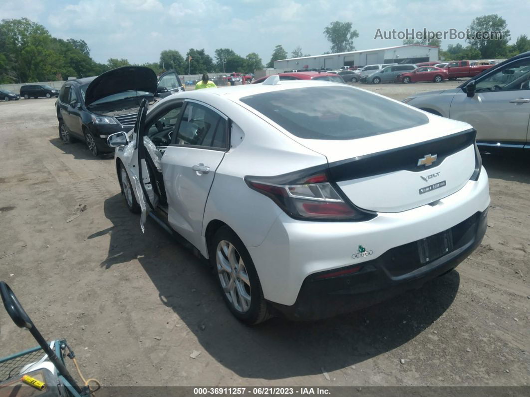 2017 Chevrolet Volt Premier White vin: 1G1RB6S50HU158218