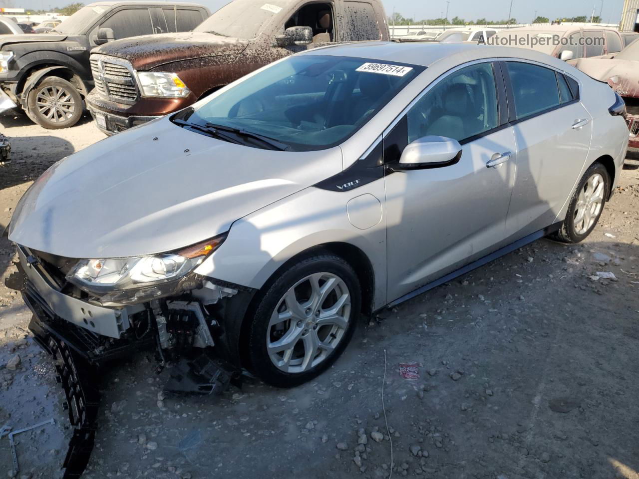 2017 Chevrolet Volt Premier Silver vin: 1G1RB6S50HU188139