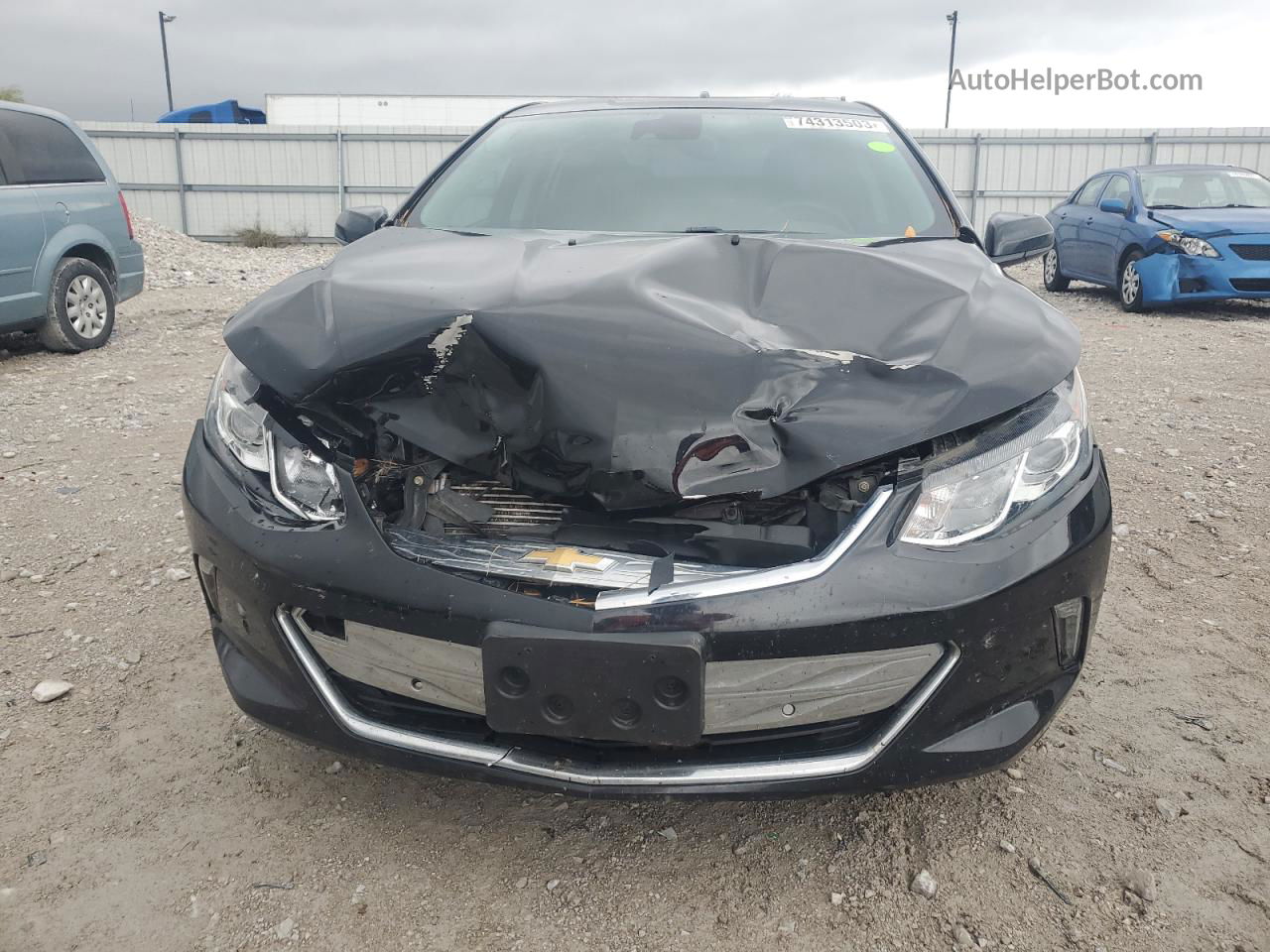 2017 Chevrolet Volt Premier Black vin: 1G1RB6S52HU146944