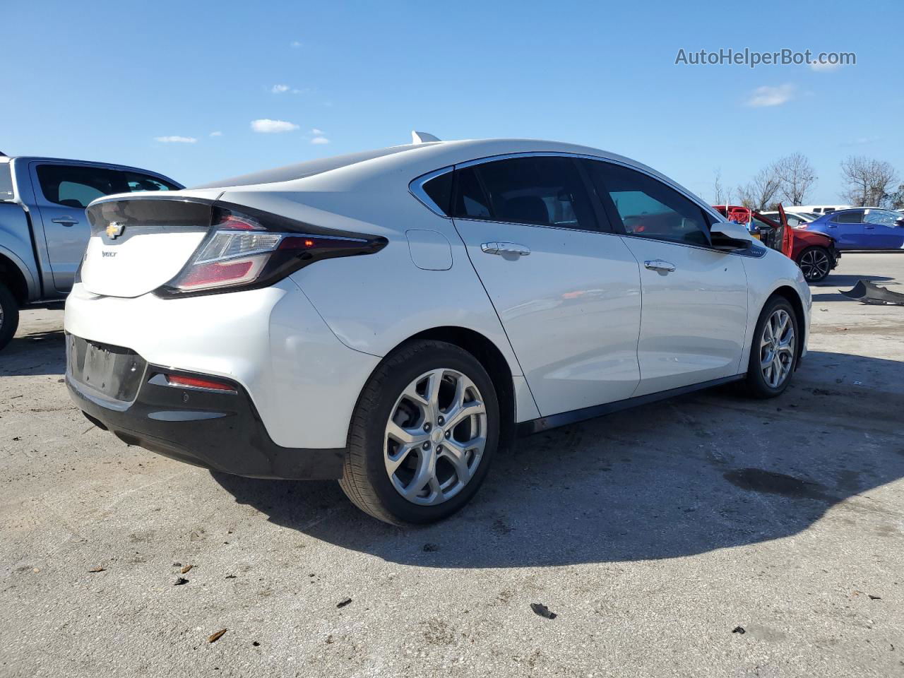 2017 Chevrolet Volt Premier White vin: 1G1RB6S53HU101642