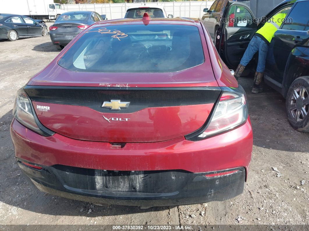 2017 Chevrolet Volt Premier Burgundy vin: 1G1RB6S53HU108560