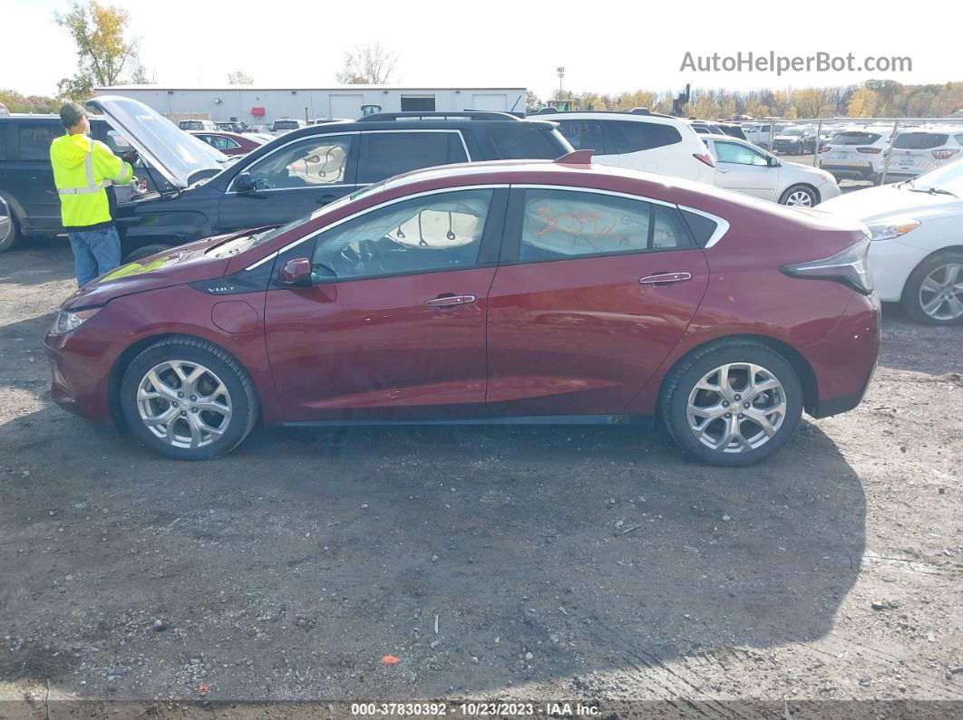 2017 Chevrolet Volt Premier Burgundy vin: 1G1RB6S53HU108560