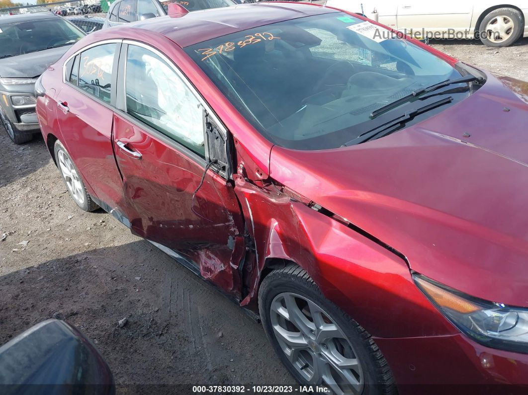 2017 Chevrolet Volt Premier Burgundy vin: 1G1RB6S53HU108560