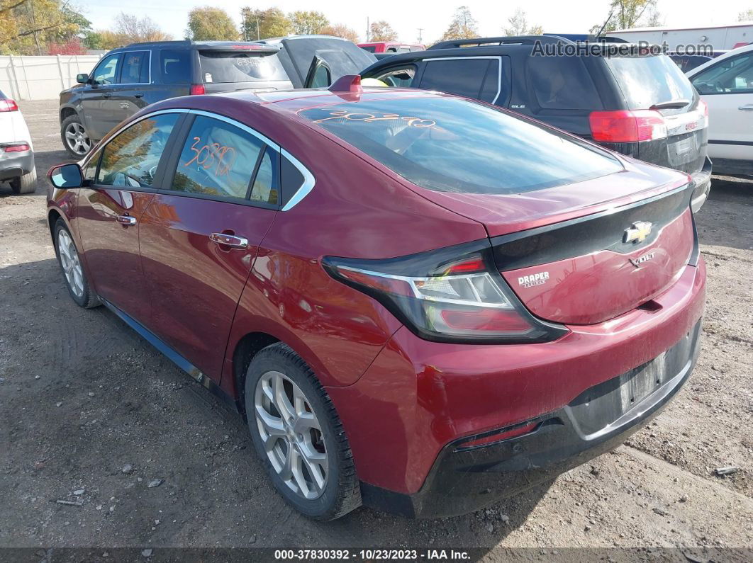 2017 Chevrolet Volt Premier Burgundy vin: 1G1RB6S53HU108560