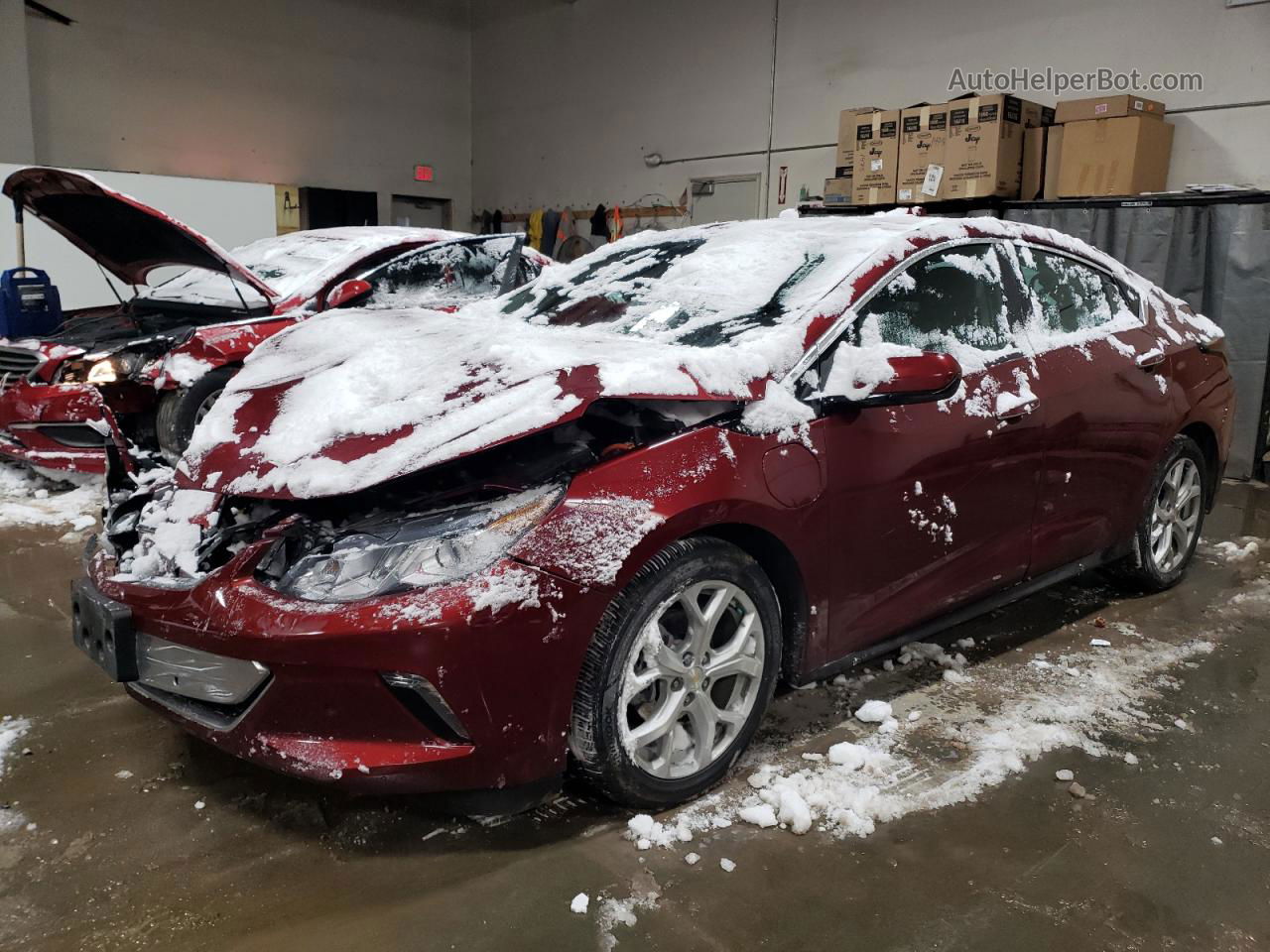 2017 Chevrolet Volt Premier Красный vin: 1G1RB6S54HU110219