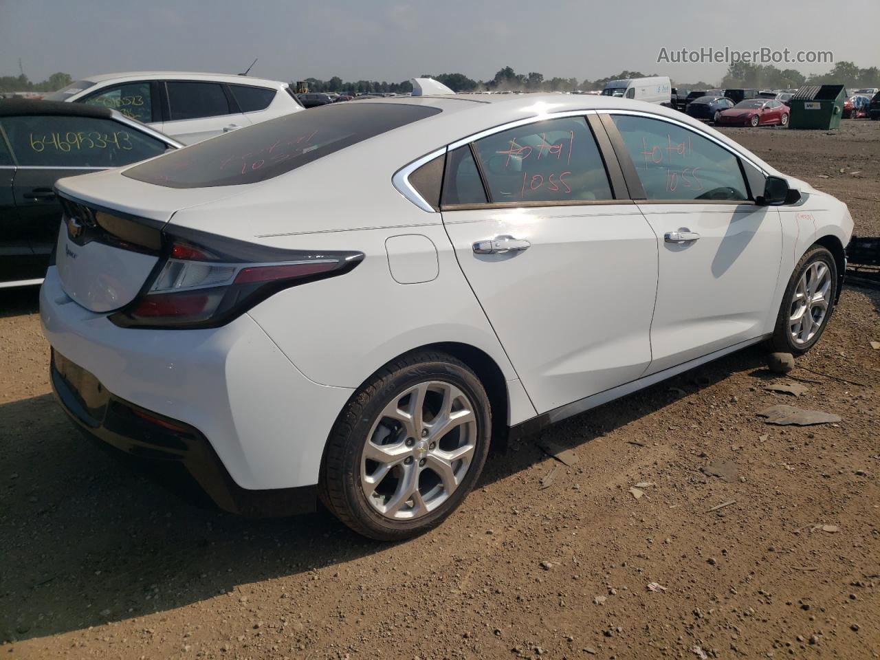 2017 Chevrolet Volt Premier Белый vin: 1G1RB6S54HU112519