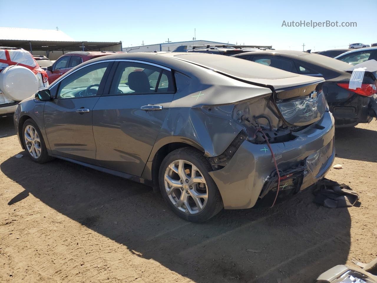 2017 Chevrolet Volt Premier Gray vin: 1G1RB6S54HU167066