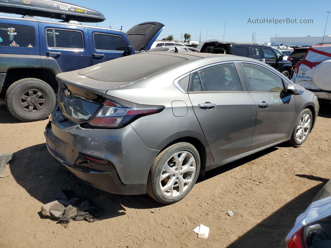 2017 Chevrolet Volt Premier Серый vin: 1G1RB6S54HU167066