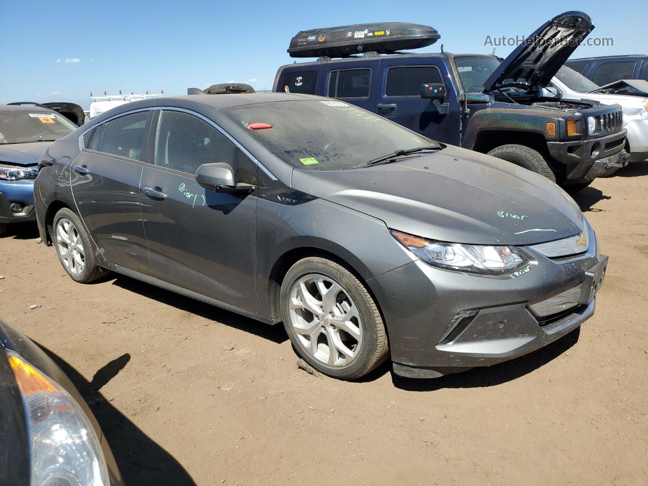 2017 Chevrolet Volt Premier Gray vin: 1G1RB6S54HU167066