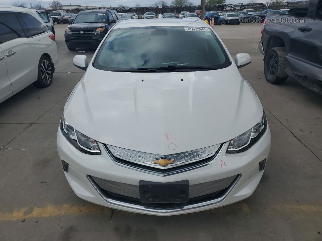 2017 Chevrolet Volt Premier Белый vin: 1G1RB6S54HU181047