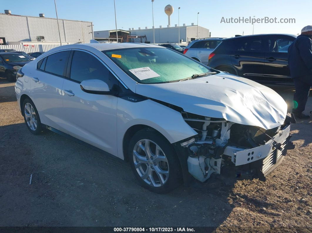 2017 Chevrolet Volt Premier White vin: 1G1RB6S55HU209437