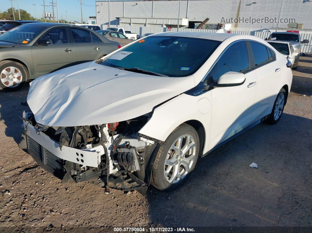 2017 Chevrolet Volt Premier White vin: 1G1RB6S55HU209437