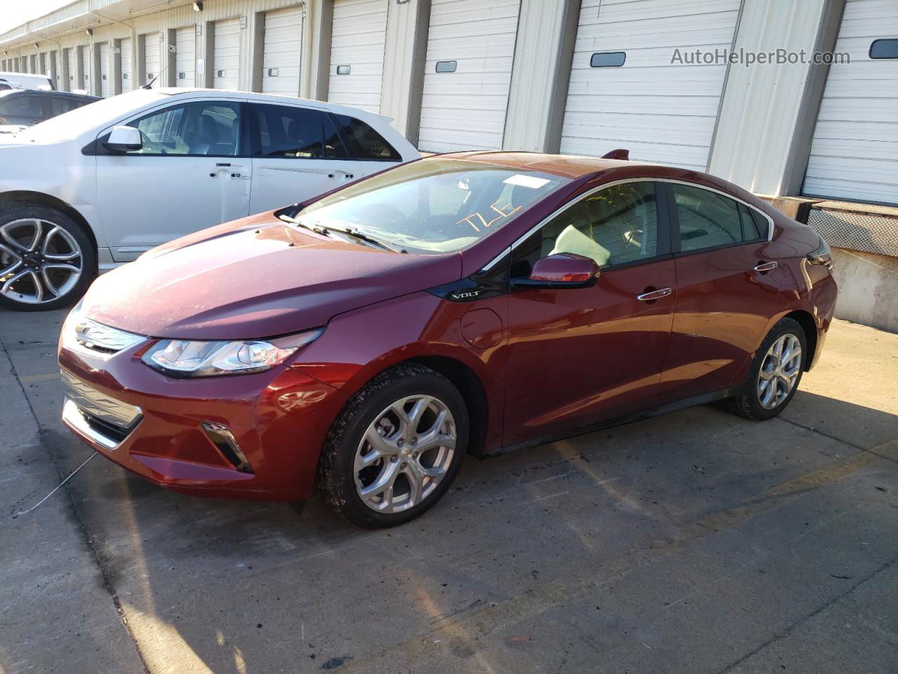 2017 Chevrolet Volt Premier Бордовый vin: 1G1RB6S56HU173502