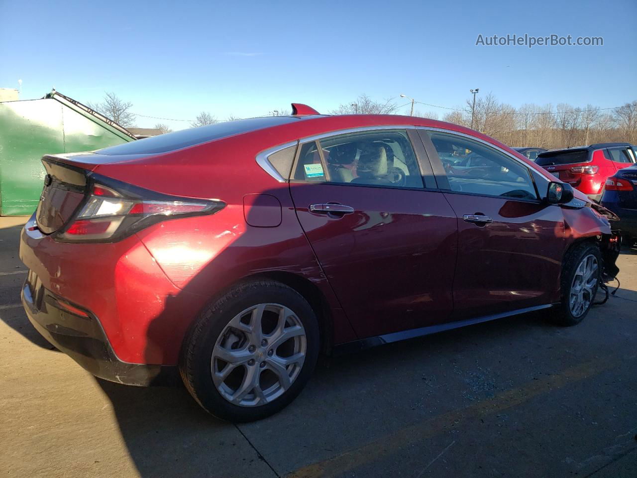 2017 Chevrolet Volt Premier Бордовый vin: 1G1RB6S56HU173502