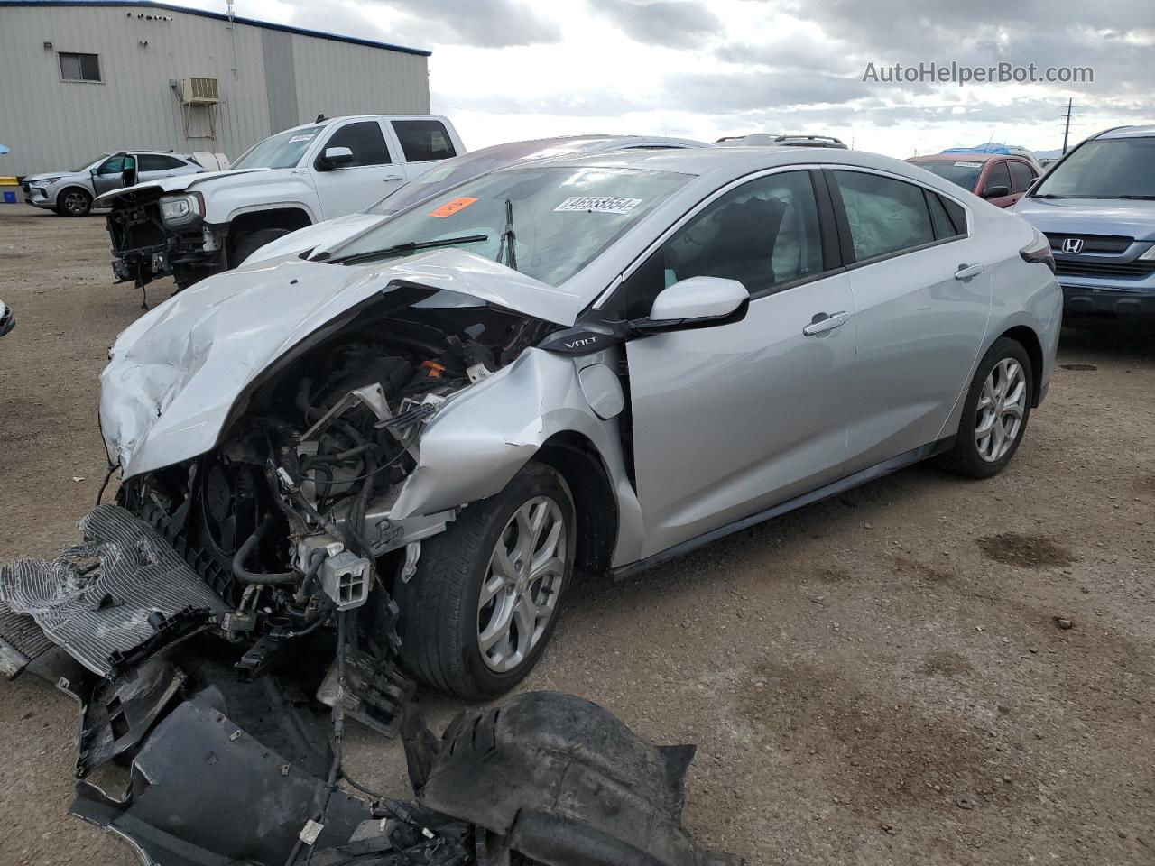 2017 Chevrolet Volt Premier Silver vin: 1G1RB6S57HU162587