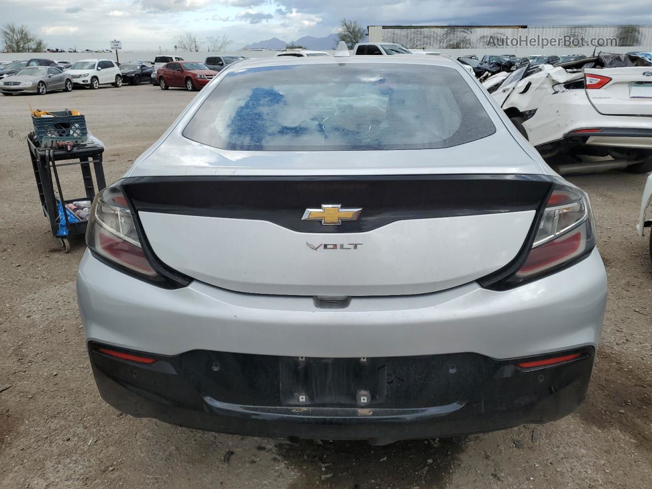 2017 Chevrolet Volt Premier Серебряный vin: 1G1RB6S57HU162587