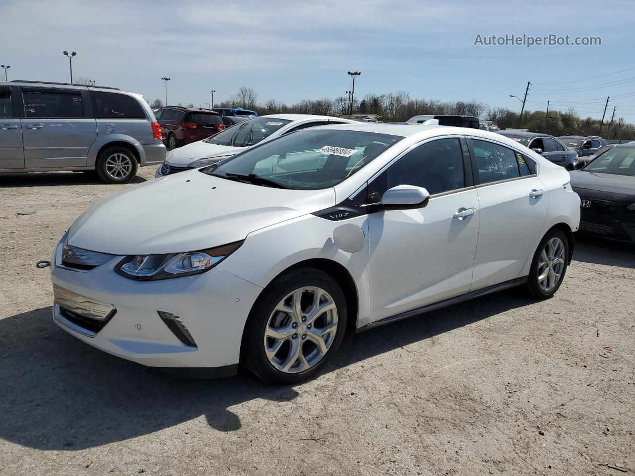 2017 Chevrolet Volt Premier Белый vin: 1G1RB6S58HU188857