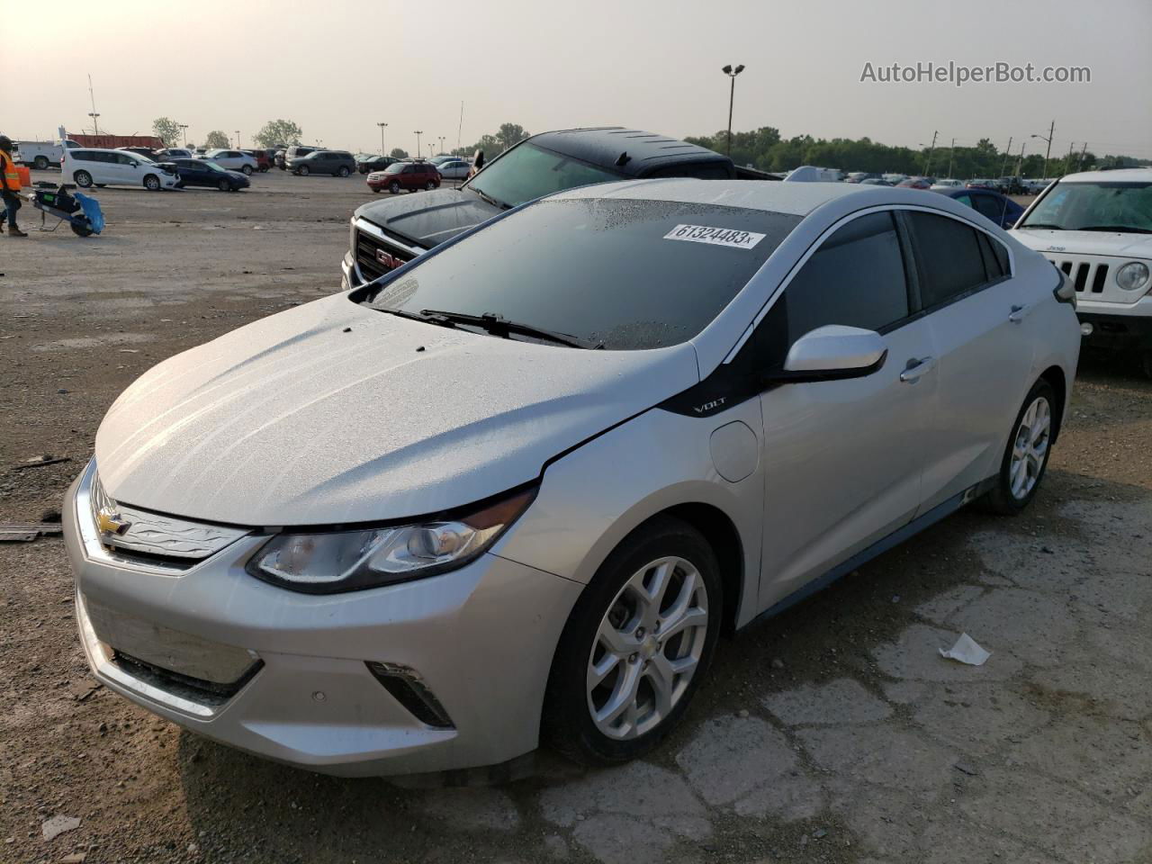 2017 Chevrolet Volt Premier Silver vin: 1G1RB6S59HU104402