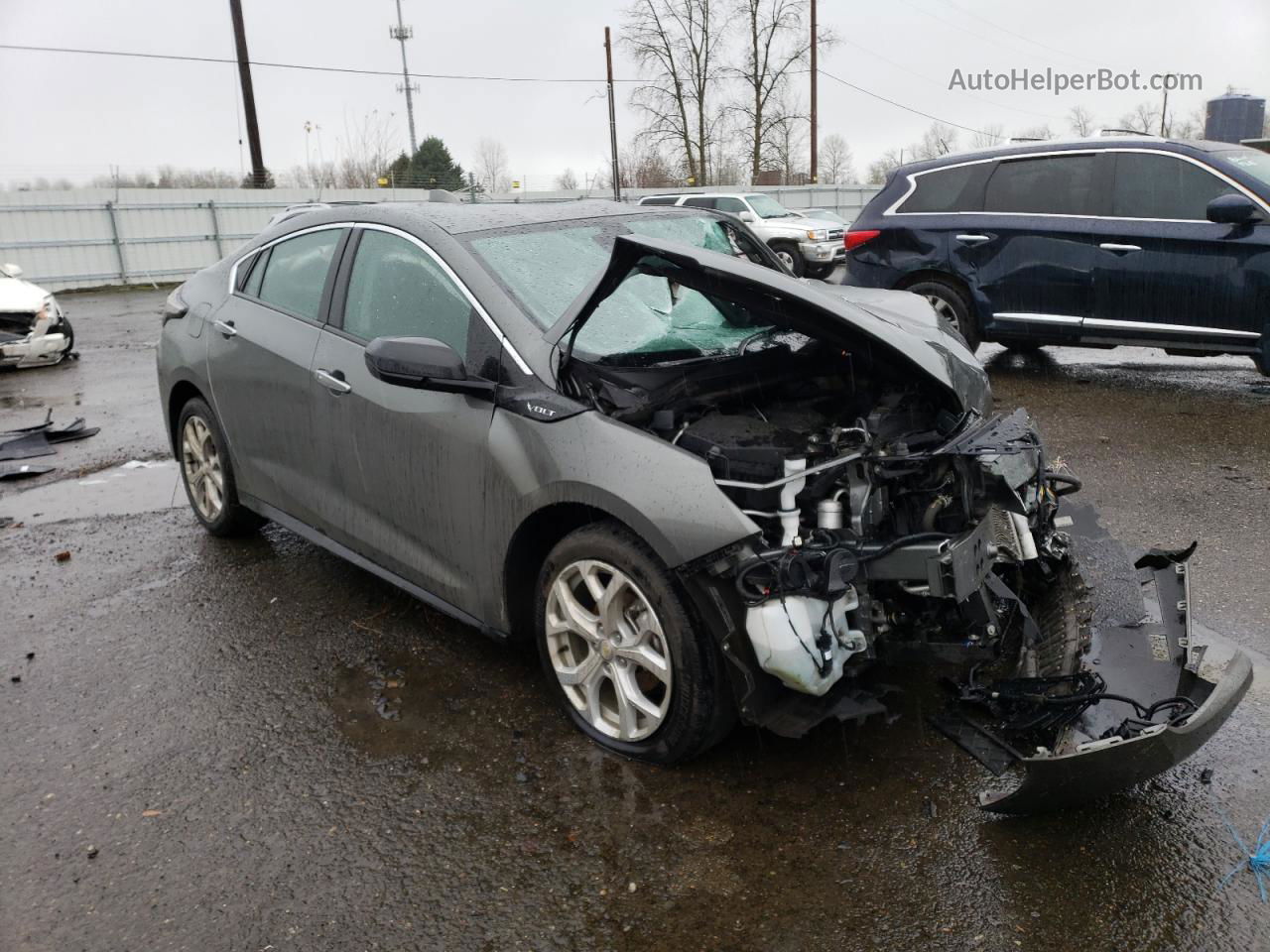 2017 Chevrolet Volt Premier Серый vin: 1G1RB6S5XHU167086