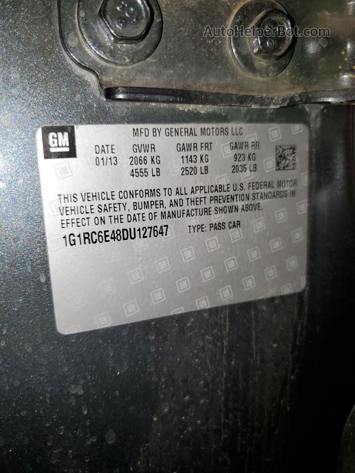 2013 Chevrolet Volt  Gray vin: 1G1RC6E48DU127647