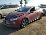 2017 Chevrolet Volt Lt Бордовый vin: 1G1RC6S50HU131226