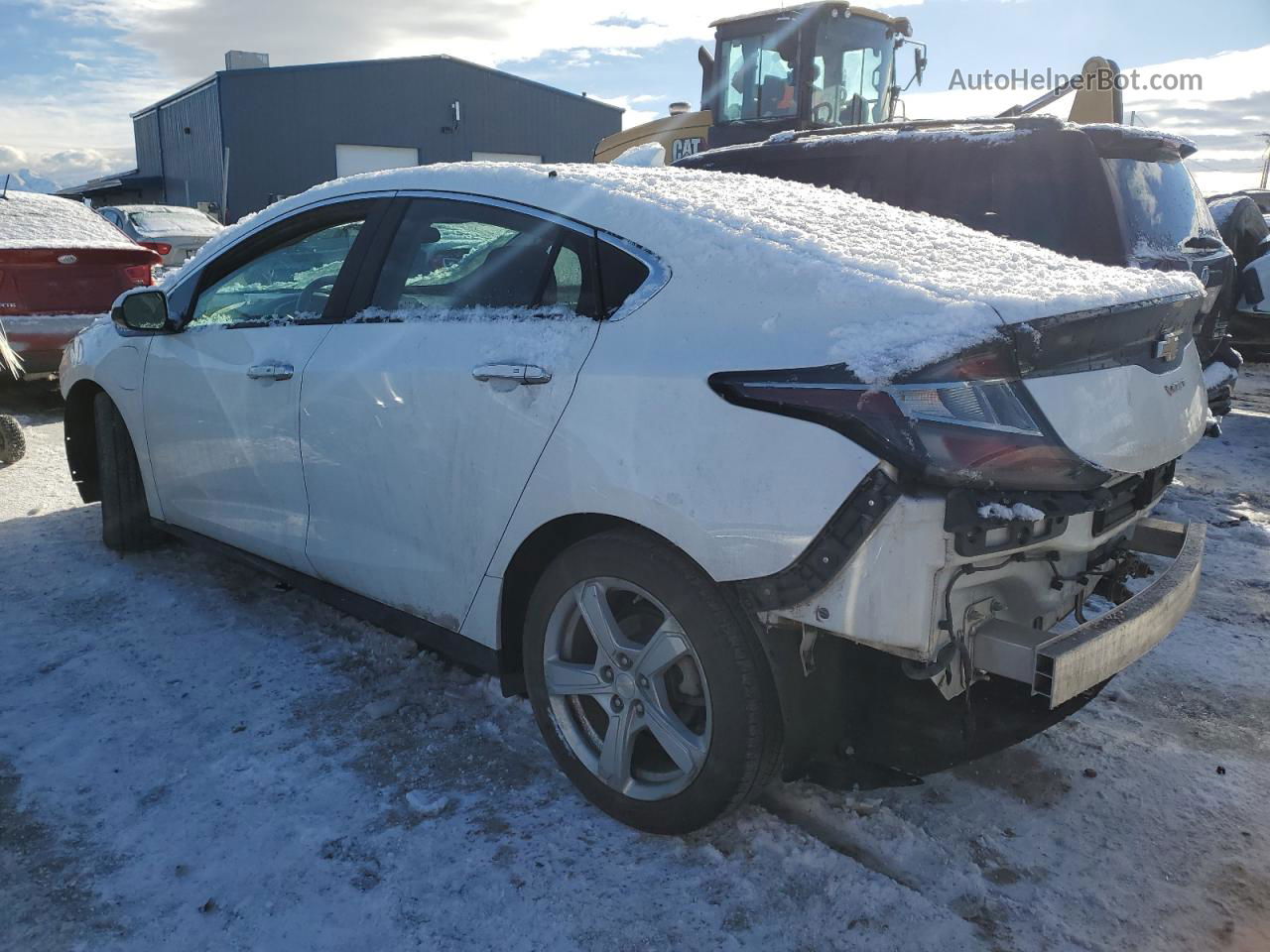 2017 Chevrolet Volt Lt White vin: 1G1RC6S51HU102303