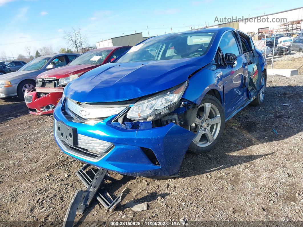 2017 Chevrolet Volt Lt Синий vin: 1G1RC6S51HU103239