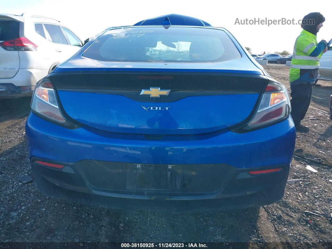 2017 Chevrolet Volt Lt Синий vin: 1G1RC6S51HU103239