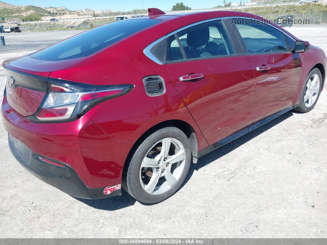 2017 Chevrolet Volt Lt Red vin: 1G1RC6S51HU149251