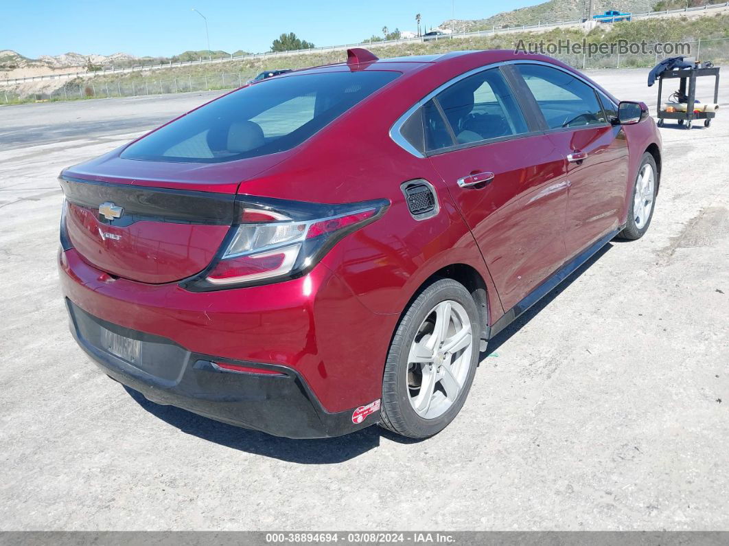 2017 Chevrolet Volt Lt Красный vin: 1G1RC6S51HU149251