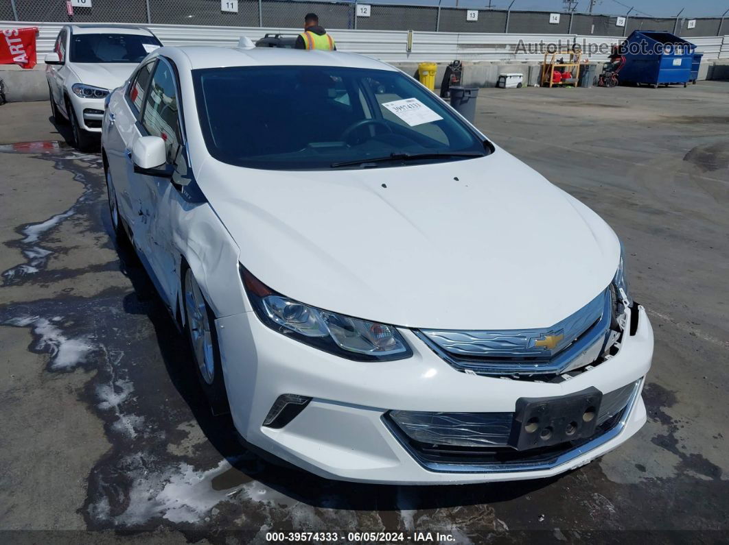 2017 Chevrolet Volt Lt White vin: 1G1RC6S51HU173243