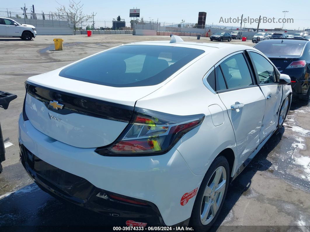 2017 Chevrolet Volt Lt White vin: 1G1RC6S51HU173243