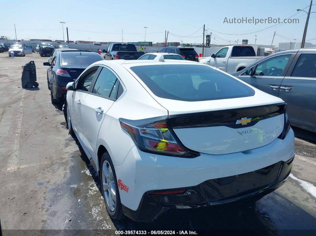 2017 Chevrolet Volt Lt White vin: 1G1RC6S51HU173243