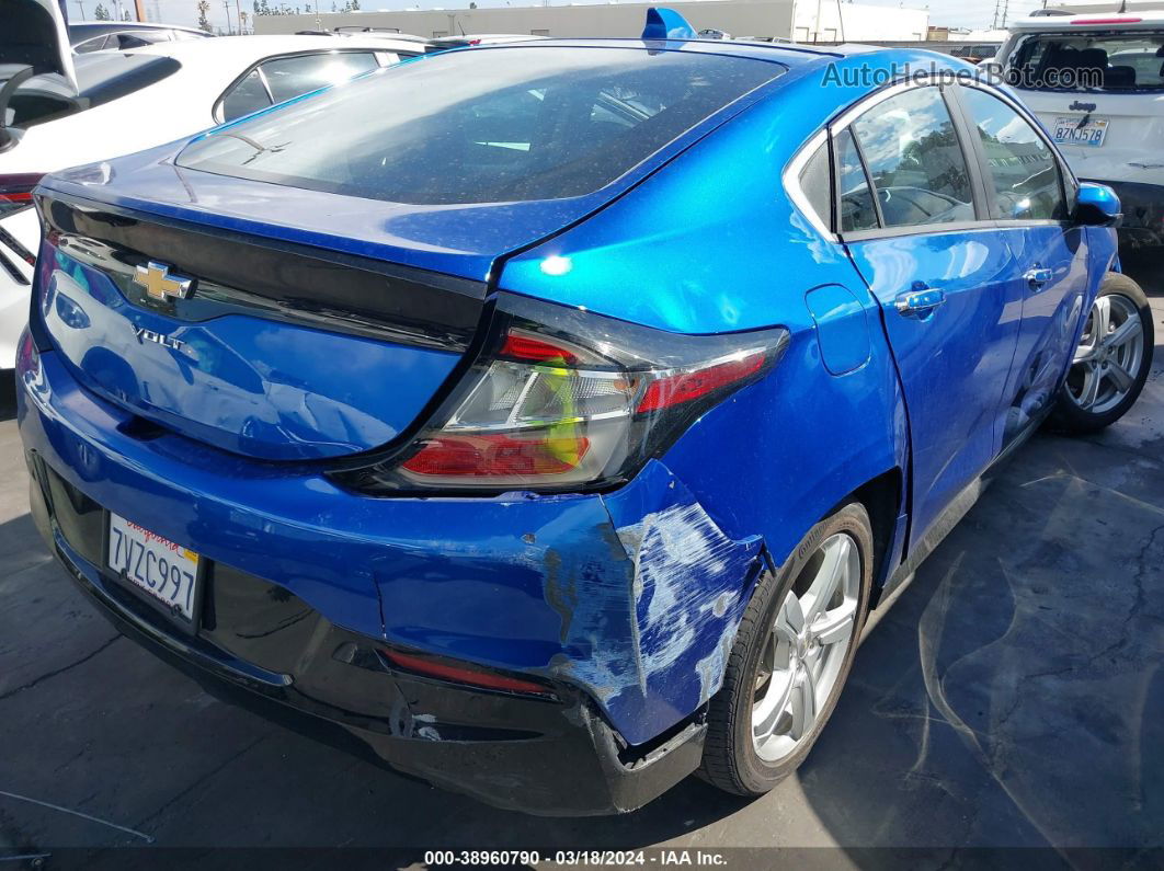 2017 Chevrolet Volt Lt Синий vin: 1G1RC6S51HU176546