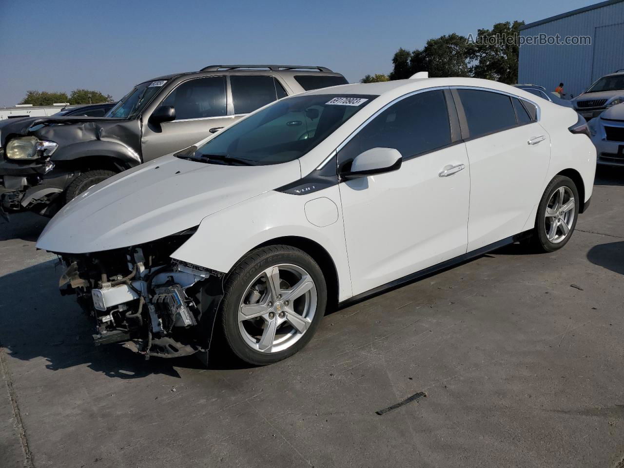 2017 Chevrolet Volt Lt Белый vin: 1G1RC6S52HU109258