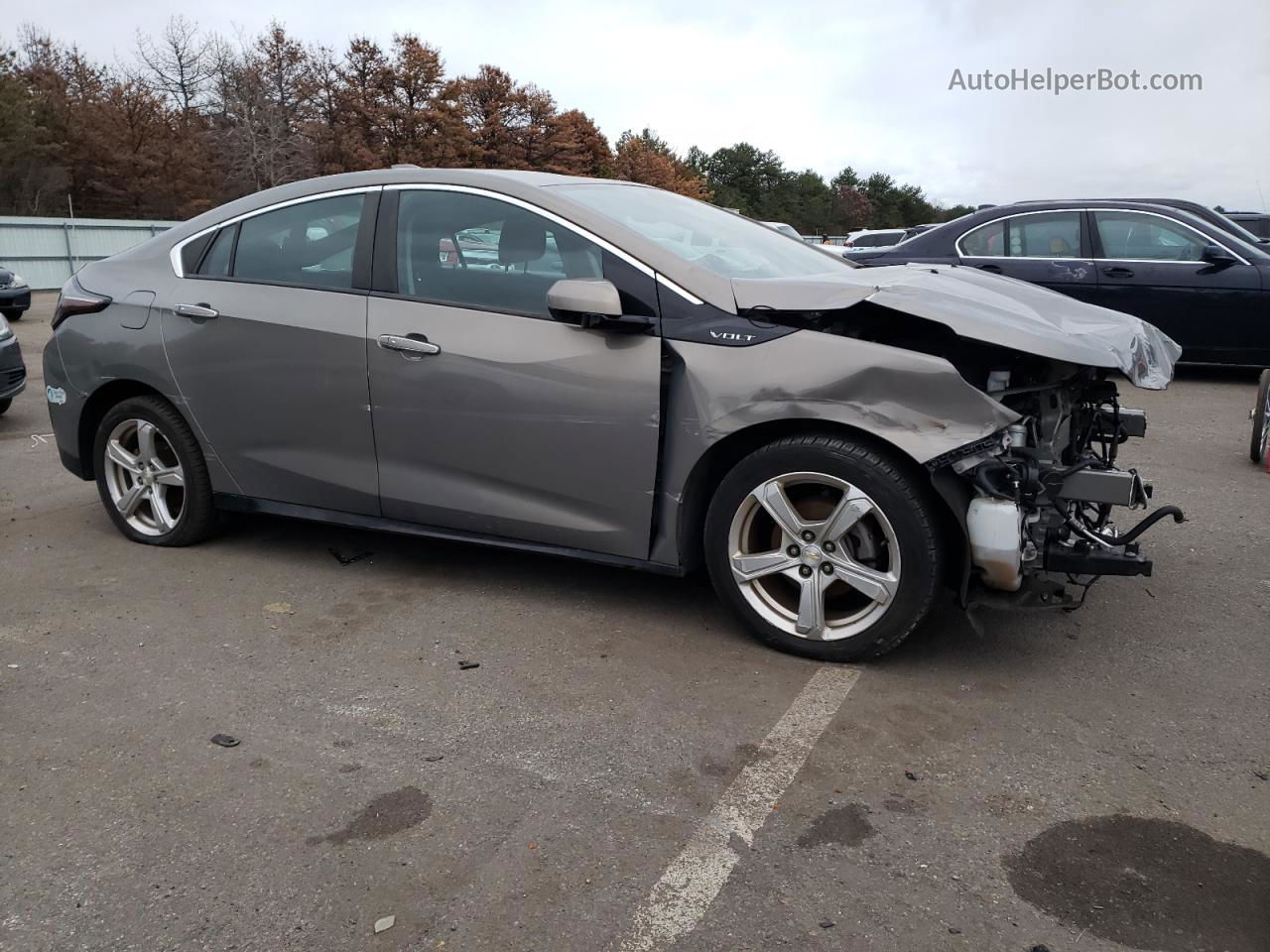 2017 Chevrolet Volt Lt Серый vin: 1G1RC6S52HU145533