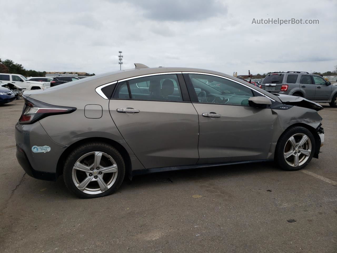 2017 Chevrolet Volt Lt Серый vin: 1G1RC6S52HU145533