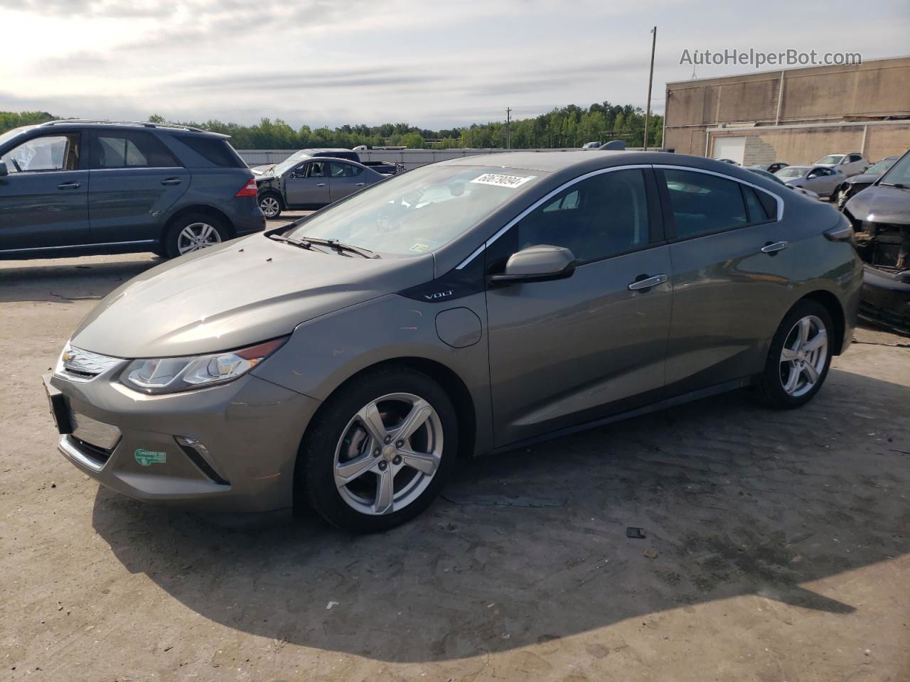 2017 Chevrolet Volt Lt Серый vin: 1G1RC6S52HU147105