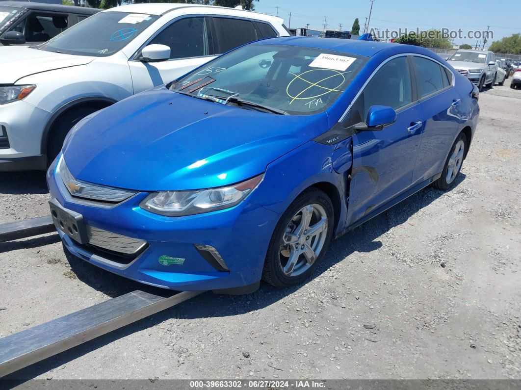 2017 Chevrolet Volt Lt Синий vin: 1G1RC6S52HU158105